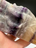 Rainbow Fluorite Dragon Head Carving #10 – 371g