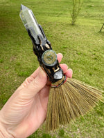 Crystal Quartz Decorative Broom