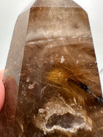 Gold Rutilated Quartz Point #8