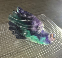 Fluorite Dragon Head Carving #6