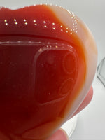 Carnelian Heart Palm Stone #6