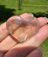 Candy Fluorite Carved Heart #9