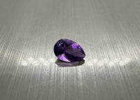 African Amethyst 6x4mm Pear Shape .30ct