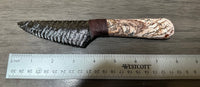 Handmade Silver Sheen Obsidian and Bird's Eye Rhyolite Dagger With Case