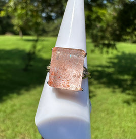 Sterling 925 Super 7 Strawberry Quartz Ring #2