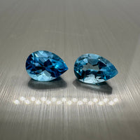 Swiss Blue Topaz 10x7mm Pear Shape