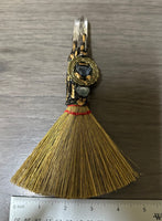 Crystal Quartz & Fluorite Decorative Broom