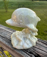 Lantian Jade Carved Dolphin #2