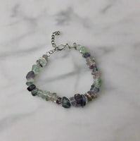 Gemstone Chip Bracelets with Clasp