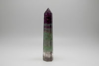 Large Fat Watermelon Fluorite Tower #1
