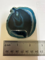 Dyed Blue Agate Slice #26