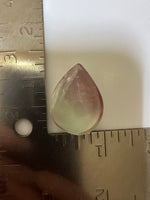 Pear Shape Candy Fluorite Cabochon #26