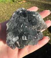 Green Blue Cubic Fluorite Specimen