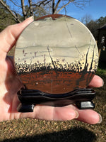 Natural Picture Jasper Slab with Stand #3