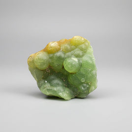Prehnite mixed with Green Tourmaline Raw Specimen #12