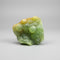 Prehnite mixed with Green Tourmaline Raw Specimen #12