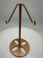 Amethyst Agate Heart Wings Carving with Stand #1