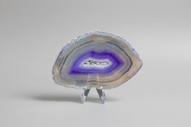Dyed Purple Agate Slice #3