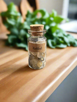 Rutiled Chips In Bottle