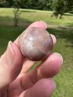 Sparkling Sunstone Sphere mixed with Moonstone #18