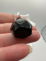 Black Obsidian Perfume/Essential Oil Bottle Necklace