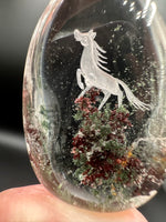 Beautiful Horse Garden Quartz Inner Scene Carving #4