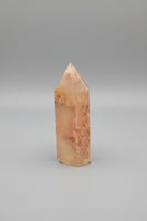 Pink Cherry Blossom Agate Tower