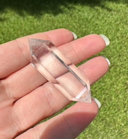 Natural Quartz Double Terminated Wand Point #17