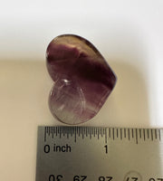 Candy Fluorite Carved Heart #17