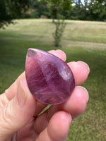 Pear Shape Candy Fluorite Cabochon #1