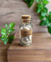 White Turquoise Chips In Bottle