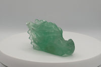 Fluorite Dragon Head Carving #8
