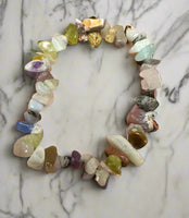 Trendy Gemstone Chip Bracelets