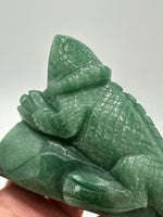 Green Aventurine Lizard Carving #1