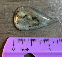 Pearshape Labradorite Cabochon 61a