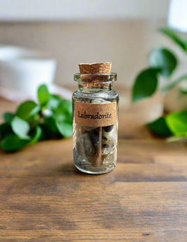 Labradorite Chips In Bottle