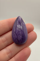 Charoite Pear Shape Cabochon Good Quality #2