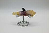 Carved Fluorite Scepter with Rainbows #4