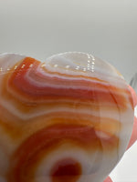 Carnelian Heart Palm Stone #14