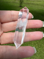 Natural Quartz Double Terminated Wand Point #10