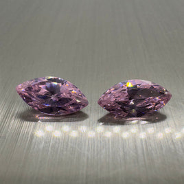 Pink Cz 10x5mm Marquise