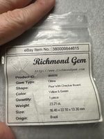 Bi-Color Citrine 16.45×22.10×13.30mm 23.21ct