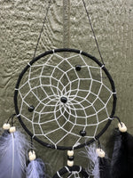 Black Dream Catcher with Feathers #2