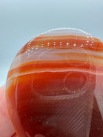 Carnelian Heart Palm Stone #14