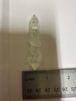 Double Terminated Prasiolite Scepter Wand #3