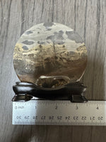 Natural Picture Jasper Slab with Stand #1
