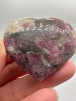 Pink Tourmaline Heart