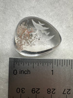 Beautiful Garden Quartz with Fish Inner Scene Carving #1