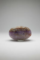 Amethyst Mixed with Stripe Agate Palm Stone #1