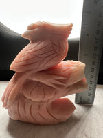 Pink Opal Bird Carving #1